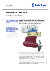 Fact Sheet  MermaidTM ICE and HICE