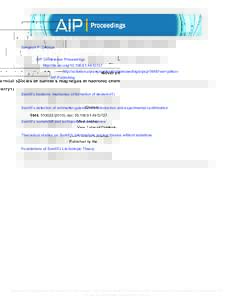 Novel chemical species of Santilli’s magnegas in hadronic chemistry1) Sangesh P. Zodape Citation: AIP Conference Proceedings 1648, ); doi:  View online: http://dx.doi.org 
