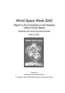 World Space Week 2000 Report to the Committee on the Peaceful Uses of Outer Space