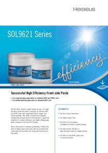 SOL9621 Series  Patent Pending Front-side Paste