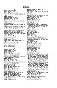 INDEX Beavers, William L (Bill) , 13. Beers, Charles, 76. Bell, Edgar L, 145; James M., Q01; R.  A