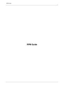 RPM Guide i RPM Guide  RPM Guide