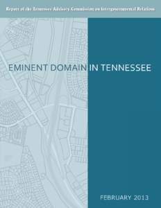 Eminent Domain in Tennessee