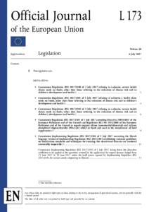 Official Journal  L 173 of the European Union ★