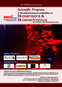 102nd OMICS Group Conference  Scientific Program 2nd International Conference and Exhibition on  Biosensors &