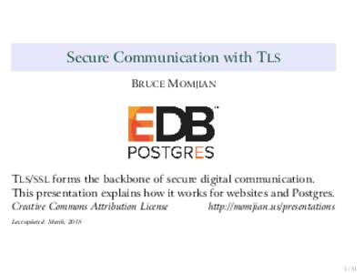 Secure Communication with Tls