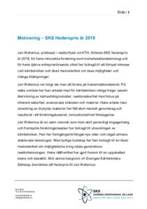 Microsoft Word - SKS Hederspris 2018