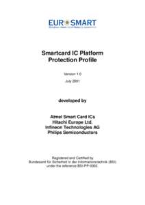 Smartcard IC Platform Protection Profile Version 1.0 Julydeveloped by