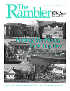 VOLUME 34 NUMBER 2 MARCH/APRIL  Putting the Pieces Back Together A group of architects and engineers visit Americus to assess the damage from a deadly March 1 tornado