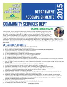 department accomplishmentscounty