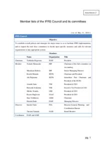 Microsoft Word - Attachment 2　Member lists of the IFRS Council and its committees _Revised_.doc