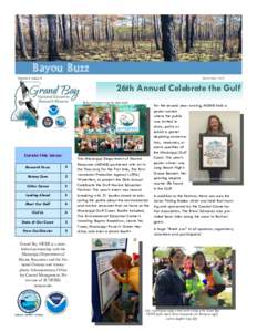 Bayou Buzz Volume 2, Issue II March-May, 2016  26th Annual Celebrate the Gulf