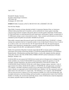 Microsoft Word - FINAL SEC NASDAQ letter