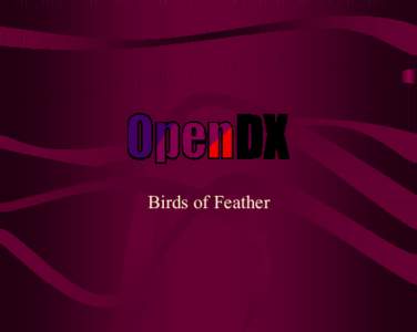 Birds of Feather  Big Thank You • Bill Horn and the research team for their hardwork • IBM for the decision to Open Source this