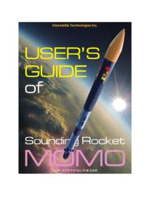 IST Sounding Rocket “Momo” User’s Guide ___________________________________2​___________________________________ Table of contents Revision History Note