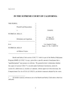 FiledIN THE SUPREME COURT OF CALIFORNIA THE PEOPLE,