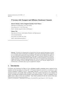 Fundamenta Informaticae XX–15  1 IOS Press
