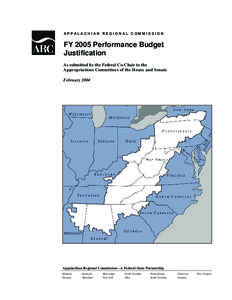 ARC 2005 Performance Budget Justification Report