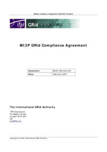 Microsoft Word - GRID compliance licence agreement 2007.doc