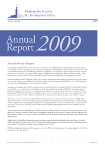 A nnual report  Annual Report  2009