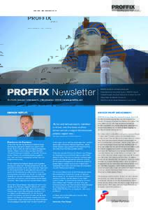 Newsletter Einfach besser informiert. | September 2012 | www.proffix.net Einfach Herger.  Peter Herger, Geschäftsführer der PROFFIX Software AG