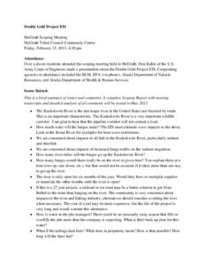 Microsoft Word - McGrath Feb 15 Issue Summary Draft+MA+ TWB.docx