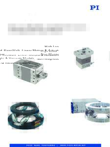 Piezo Motor, High Load Linear Motor,  PiezoWalk, Piezo Step Non Magnetic, Vacuum