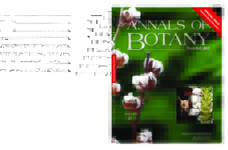 Annbot_113_2_Cover_Annbot_113_1_Cover:33 PM Page 1  Van der Niet, T., Peakall, R. and Johnson, S. D. Pollinator-driven ecological speciation in plants: new evidence and future perspectives 199