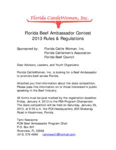 Microsoft Word - Florida Beef Ambassador 2013.doc