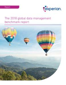 Report  The 2018 global data management benchmark report  Table of contents: