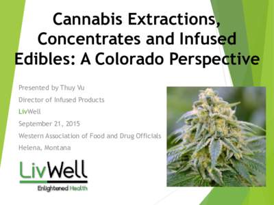 Food Safety Regulation of Marijuana Products in the Mile High City