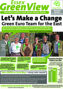 Essex  GreenView Green Party European