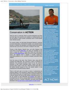 email : Webview : Conservation is About Making Connections