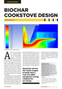 ACADEMIC RESEARCH  BIOCHAR COOKSTOVE DESIGN By ANSYS Advantage Staff