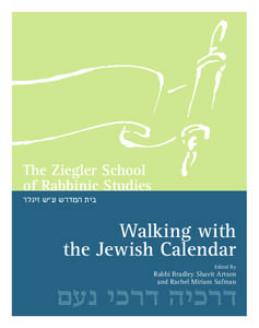 4607-ZIG-Walking with JEWISH CALENDAR [cover]_Cover[removed]:47 PM Page 1  The Ziegler School