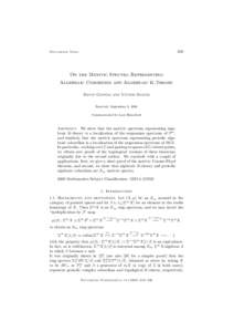359  Documenta Math. On the Motivic Spectra Representing Algebraic Cobordism and Algebraic K-Theory