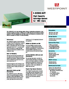 WESTPOINT  I-6590/AIT High Capacity Cartridge System for IBM-Users