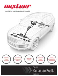 Nexteer Automotive - Corporate Profile 2016