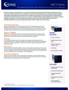 Tape drive / Computer hardware / Qualstar / IBM System Storage / Overland Storage / Computing / SCSI