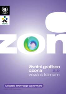 zon životni graﬁkon ozona Dodatne informacije za novinare UNEP DTIE OzonAction