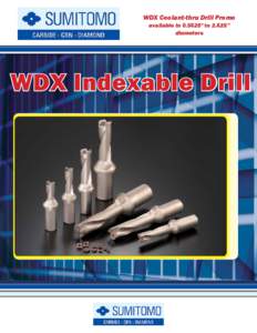 WDX Coolant-thru Drill Promo available in