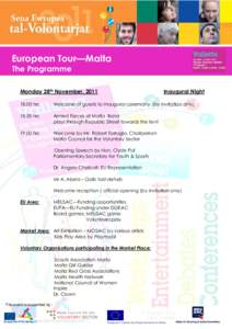 European Tou - Malta - The Programme
