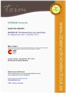 Análisis del observatorio electoral TEIM