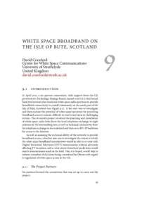 WHITE SPACE BROADBAND ON THE ISLE OF BUTE, SCOTLAND 9  David Crawford