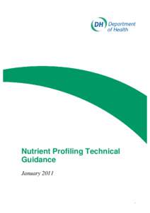 Nutrient Profiling Technical Guidance January