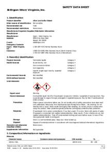 SAFETY DATA SHEET  1. Identification Product identifier  Ultra Low Sulfur Diesel