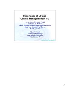 Microsoft PowerPoint - AbuAlfa NAC series UF and Clinical Mangement PD FEB 2012 FINAL