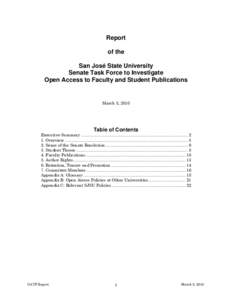 Knowledge / Publishing / Open access / Academia / Academic publishing / Communication / Research / San Jose State University / Institutional repository / Self-archiving / Scholarly communication / Thesis