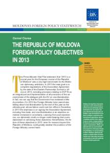 Moldova’s Foreign Policy Statewatch  Institute for Development and Social Initiatives „Viitorul”