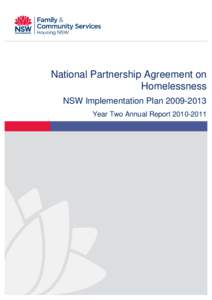 National Partnership Agreement on Homelessness